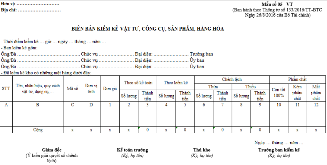 mau-bien-ban-xu-ly-chenh-lech-ton-kho